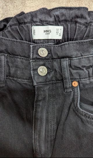 Pantalón Mango Negro Talla M(38)