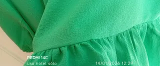 Camisa verde L con cordones