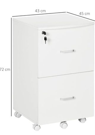 Cajonera Archivador Blanco