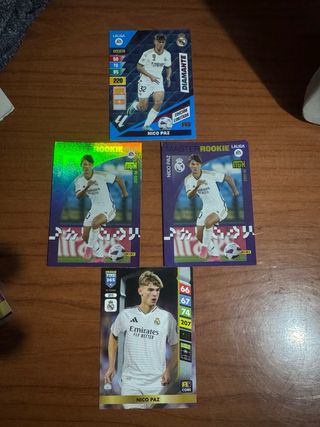 Lote Nico Paz Master Rookie para cambios X faltas!