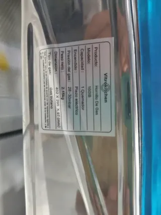 Hornillo a gas butano vitrkitchen