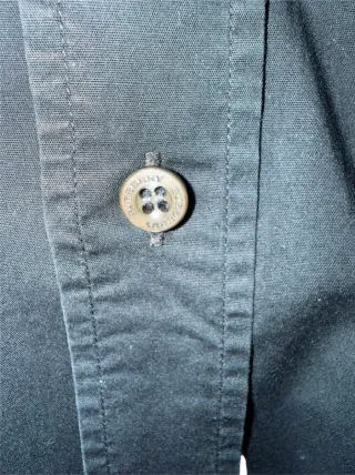 Camicia Burberry Uomo Blu Taglia XL