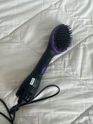 Peine Secador Negro y Morado