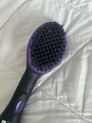 Peine Secador Negro y Morado