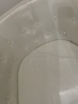 Juego Sofá Pedicura Blanco en perfecto estado