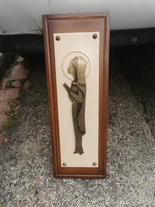 Dos Cuadro decorativo figura religiosa