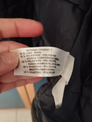 Parka Gutteridge lana blu taglia 46 (S)