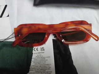 Occhiali da sole Zara Uomo marroni/arancio