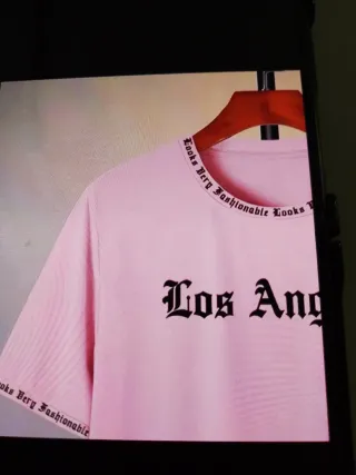 Maglia rosa uomo taglia S