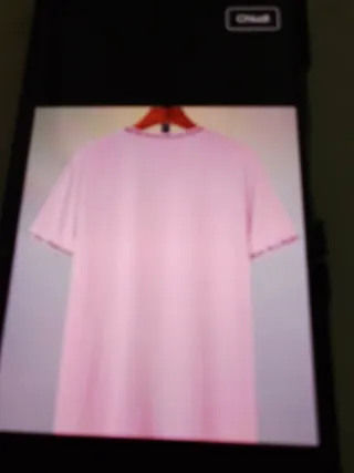 Maglia rosa uomo taglia S