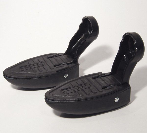 PAR DE ESTRIBOS TRASEROS PARA APRILIA SCARABEO 50 - 100 1993 - 2013