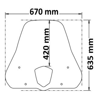 Parabrisas classic para SYMPHONY ST E5 2021