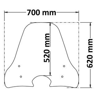 Parabrisas CLASSIC para HONDA SH MODE 125