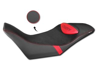 Revestimiento de asiento Comfort en fibra 3D para Moto Guzzi - V85 TT 2019