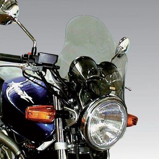 Parabrisas pequeño con kit de montaje para faro