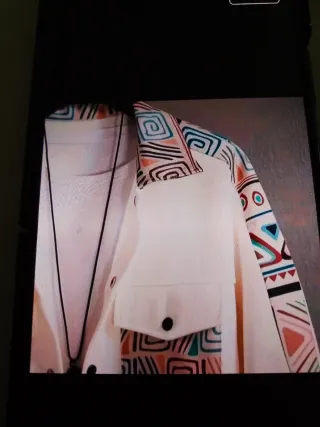 Giacca uomo taglia S fantasia geometrica