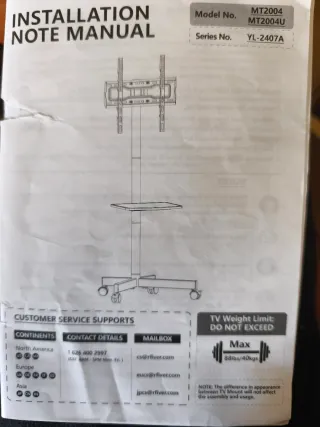 Soporte TV con ruedas