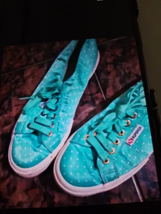 Superga turchesi pois n.39