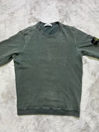 Sudadera Stone Island Verde Talla L