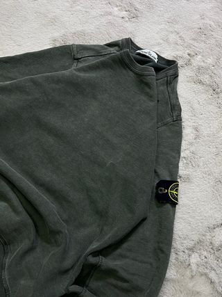 Sudadera Stone Island Verde Talla L