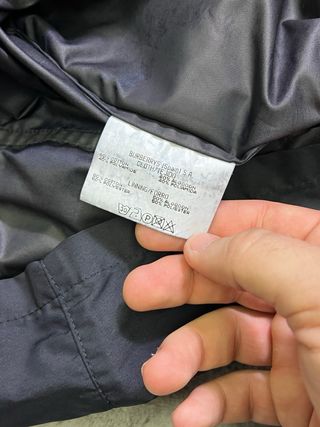 Chaqueta Burberrys Vintage Negra