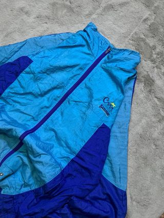 Cortavientos Vintage Azul Talla L