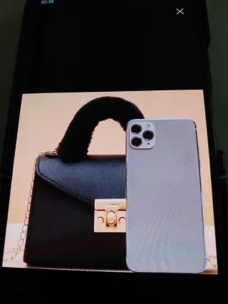 Borsa donna con manico in pelliccia