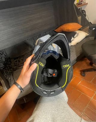 Casco Motocross Husqvarna con Gafas