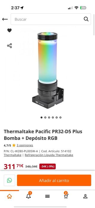 Kit Refrigeración Líquida Thermaltake