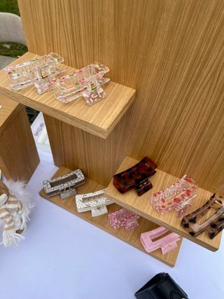 Molas de cabelo em vários padrões