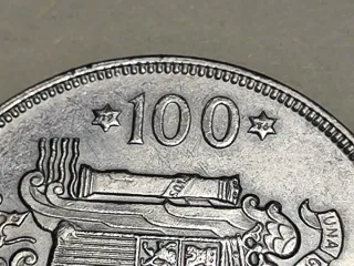 Moneda 100 Pts 1975 *76 , J. Carlos I
