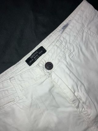 Pantalones cortos chinos Bershka T.36/S