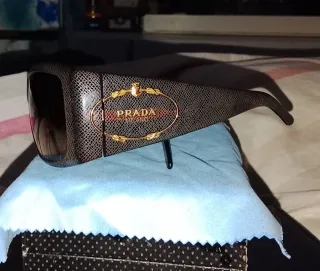 Gafas Prada SPR 11 L Mujer Marrón Dorado