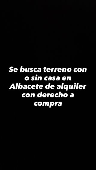 Terreno con o sin casa