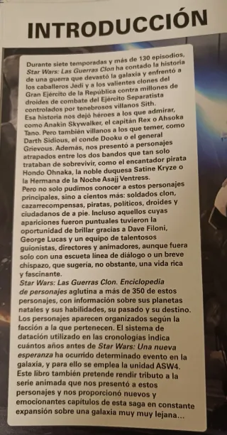 ENCICLOPEDIA STAR WARS personajes GUERRAS CLON
