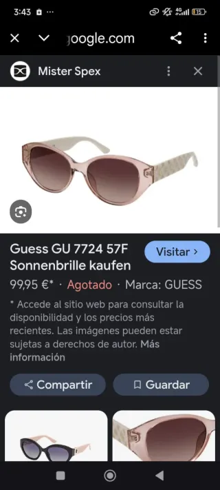 Gafas de sol Guess mujer