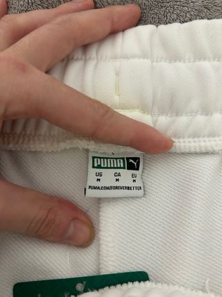 Puma Pantalón Classics Wide Leg Mujer - Blanco