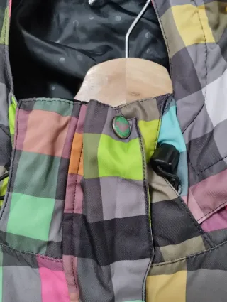 Chaquetón de cuadros de colores de Roxy