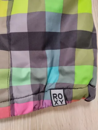 Chaquetón de cuadros de colores de Roxy