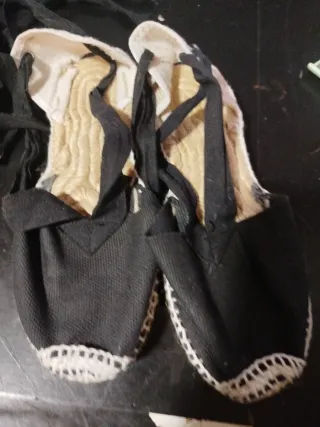 Espardeñas Falleras Negras