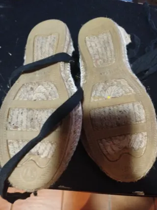 Alpargatas Fallero Negras y Blancas