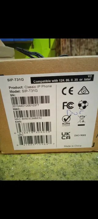 Teléfono IP clásico