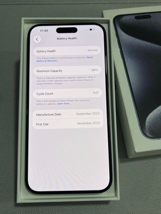 iPhone 15 Pro Max 256GB - Blu Marino