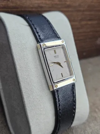 Seiko "Tank" Quartz 2320-6360 Vintage Mujer
