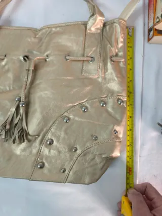 Bolso Cartera Dorada Nuevo