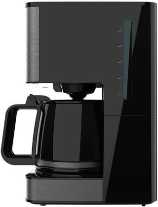 Cecotec Cafetera de Goteo Coffee 56 Time, 800W de Potencia, Programa tu café, Acero Inoxidable, Pantalla LCD, Boquilla antigoteo, Capacidad 1,3L para 10 tazas, Autoapagado, Deposito con ventana