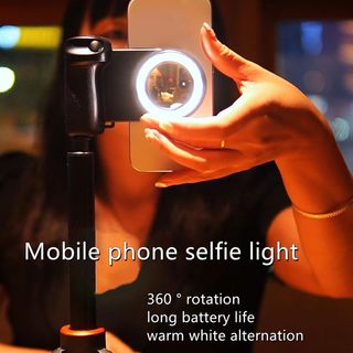 Monte de Teléfono Magnético, Manija de Agarre de la Cámara del Teléfono con Selfies Remotos y Luz de Relleno, Las Cámaras Manejan el Soporte Bluetooth, el Soporte de