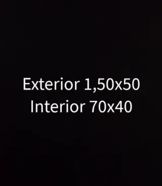 NO con InPost - Marco antiguo de madera