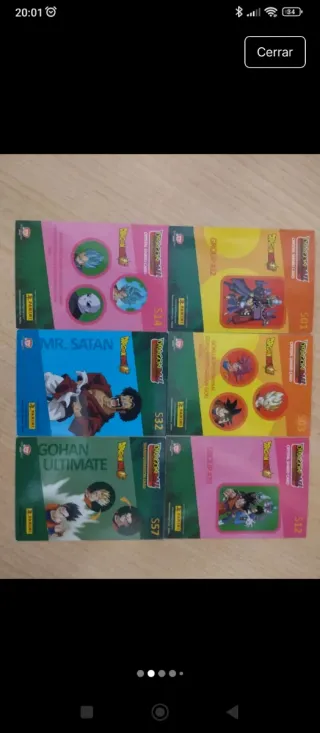 Cartas Dragon Ball