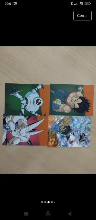 Cartas Dragon Ball